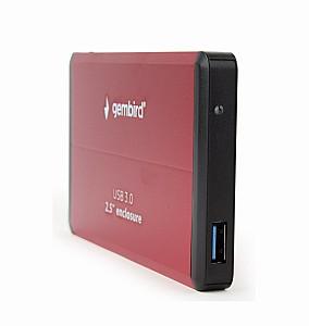  Gembird External case for 2.5 SATA HDD Red (EE2-U3S-2-R)