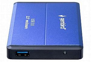 Hard disk extern Gembird External Case for 2.5 SATA HDD Blue (EE2-U3S-2-B)