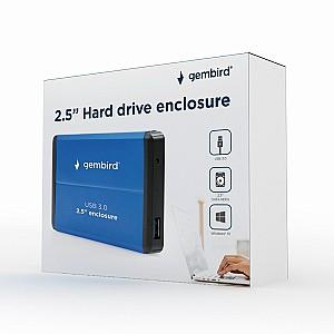 Hard disk extern Gembird External Case for 2.5 SATA HDD Blue (EE2-U3S-2-B)