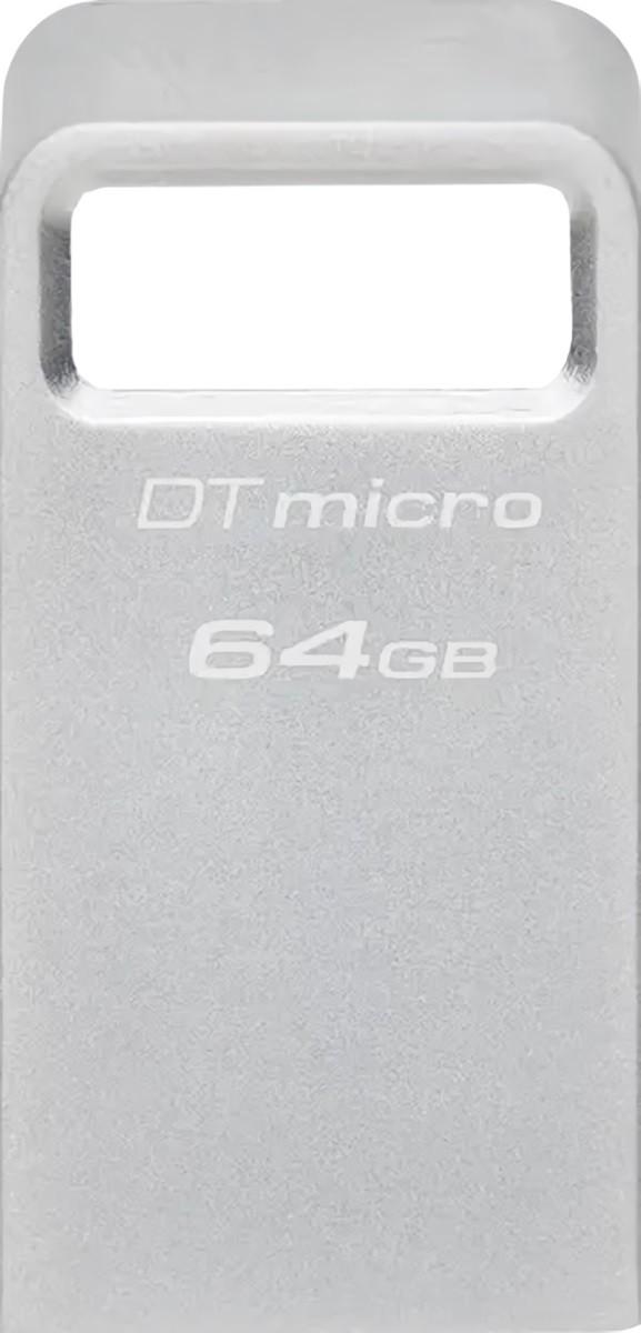 Stick memorie usb Kingston 64GB DataTraveler Micro Silver