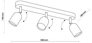 Corp de iluminat directionat LED TK Lighting 10 W (TK-4779)