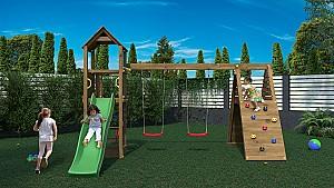 Complex de joacă Fungoo Fleppi Brown Kdi