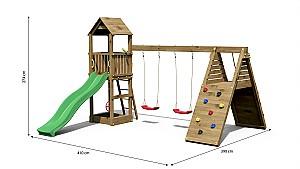 Complex de joacă Fungoo Fleppi Brown Kdi