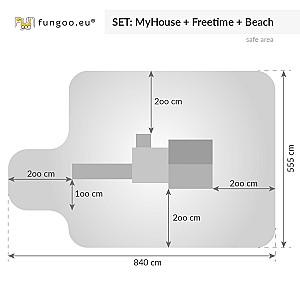 Complex de joacă Fungoo My House Free Time Beach