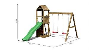 Complex de joacă Fungoo Flappi Kdi Brown