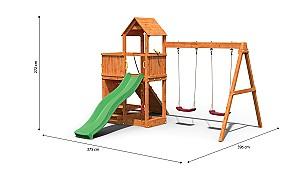 Complex de joacă Fungoo Floppi Teak