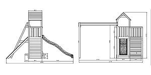 Complex de joacă Fungoo Floppi Teak