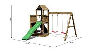 Complex de joacă Fungoo Floppi Kdi Brown