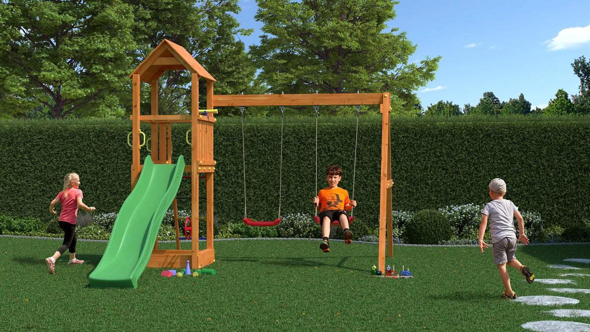 Complex de joacă Fungoo Flappi Teak