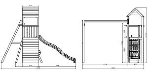 Complex de joacă Fungoo Flappi Teak