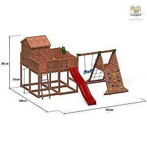 Complex de joacă Fungoo My Space XL Spider Teak
