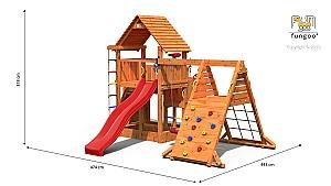 Complex de joacă Fungoo Big Leader Spider Red