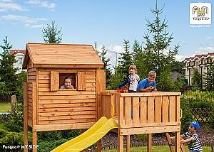 Complex de joacă Fungoo My Side Step On Teak