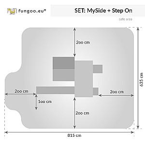 Complex de joacă Fungoo My Side Step On Teak