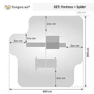 Complex de joacă Fungoo Fortress Spider+ Teak