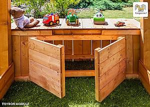 Complex de joacă Fungoo Fortress Toybox Teak