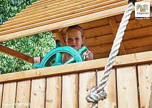 Complex de joacă Fungoo Fortress Toybox Teak