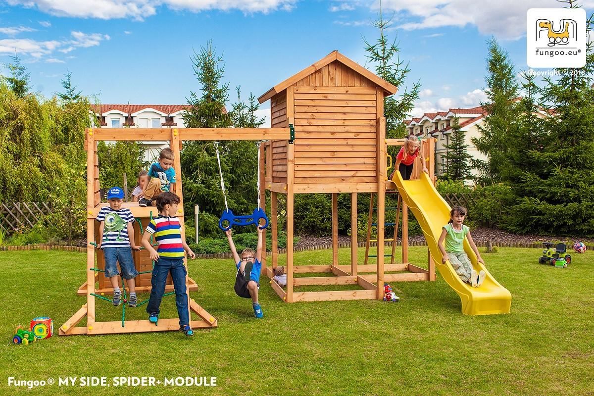 Complex de joacă Fungoo My Side Spider Teak