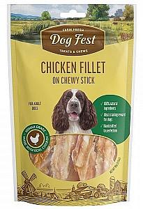 Snackuri pentru caini Dog Fest Chichen fillet on chewy stick 90g