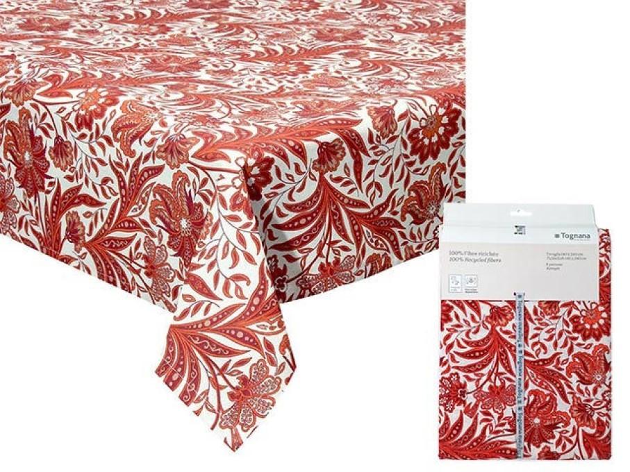Fata de masa Tognana Red Ornament 140X240 cm