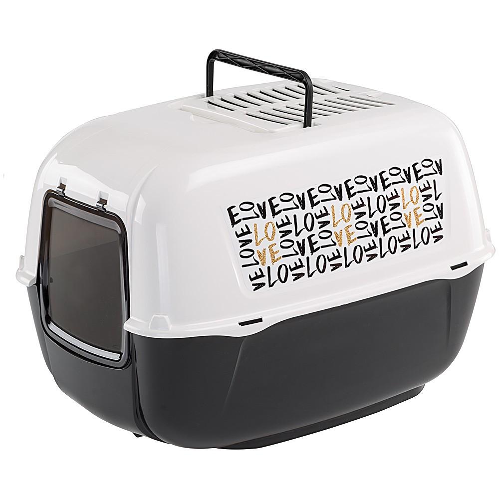 Litiera acoperita pentru pisici VLM Prima Decor Gold