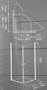 Cabina de dus Aquaform Silva