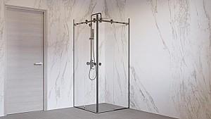 Cabina de dus KOR ușă glisantă x2 90 grade (90x90x200)