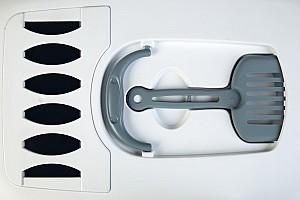 Litiera acoperita pentru pisici Beeztees QUEEN White/Light Blue