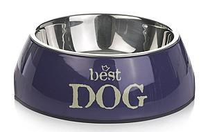 Bol de hrana pentru caini Beeztees Best Dog Blue(650340)