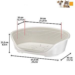 Pat pentru caine Ferplast SIESTA DELUXE 4 White