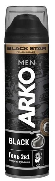 Gel pentru ras Arko Men 2 in 1 Black (8690506486341)