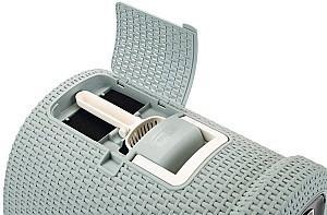 Litiera acoperita pentru pisici Beeztees CURVER Misty Blue