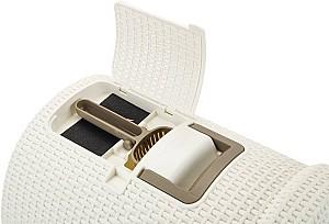 Litiera acoperita pentru pisici Beeztees CURVER White