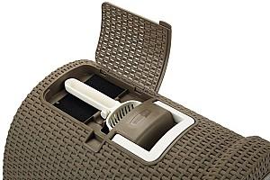 Litiera acoperita pentru pisici Beeztees CURVER Mocha