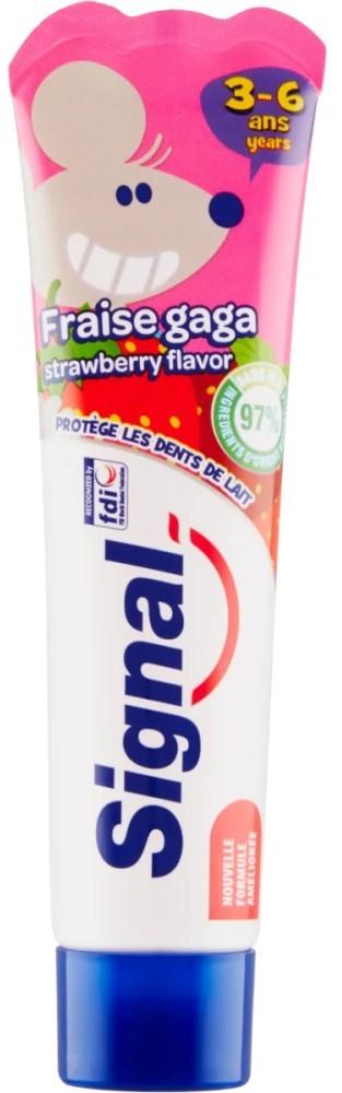 Pasta de dinti pentru copii Signal Strawberry (8710447428320)