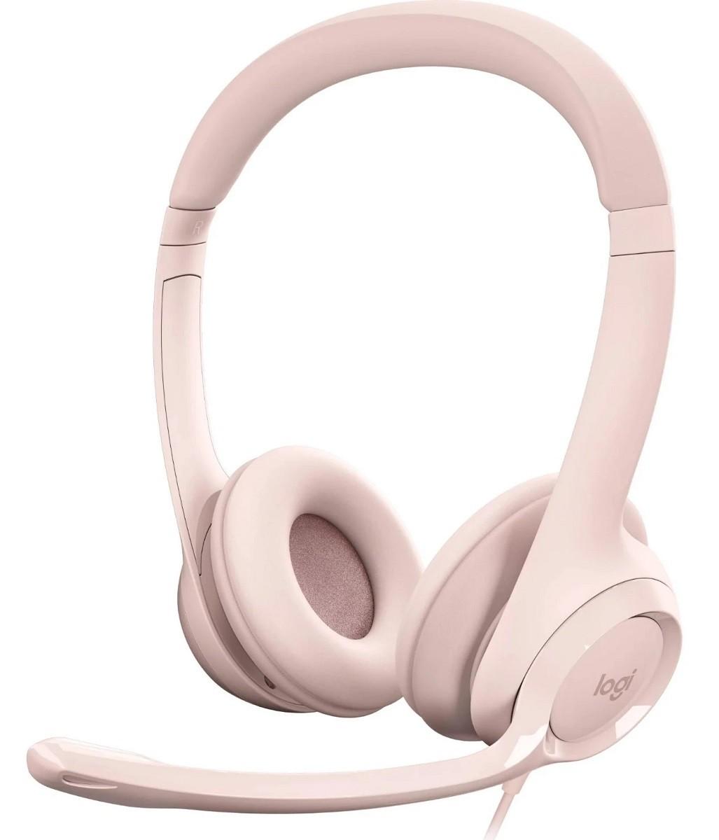 Casti Logitech H390 Rose