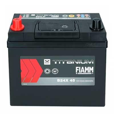 Acumulator auto Fiamm Black Japan B24JX 45Ah L+ 360A terminal îngust 237x128x225