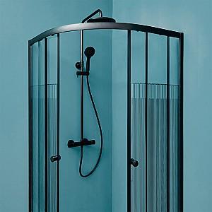 Cabina de dus Linia H2O MALTA 900X900X1950/130 Negru