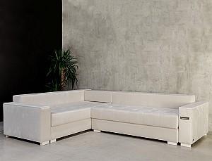 Canapea coltar Fedo Gold A43/46 White