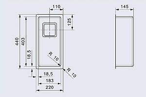 Chiuveta de bucatarie Reginox Texas 18x40