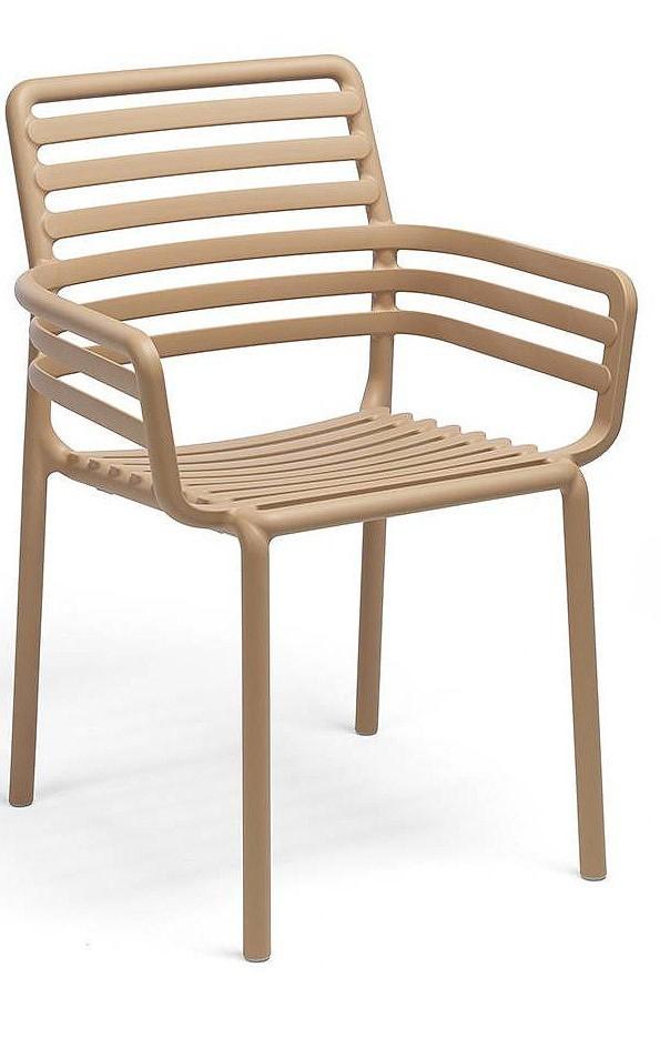 Scaun terasa Nardi DOGA ARMCHAIR 40254.14.000 Capucino