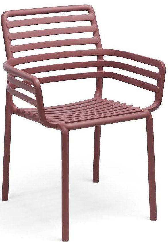 Scaun terasa Nardi DOGA ARMCHAIR 40254.21.000 Marsala (Vișiniu)
