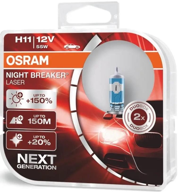 Lampa auto Osram Н11 64211 NL +150% 12V 55W