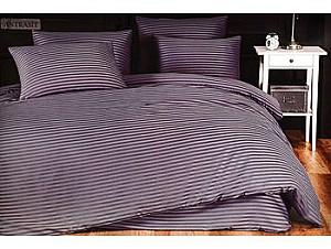 Albituri de pat Newhome Stripe Satin Antracit
