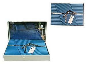Albituri de pat Newhome Stripe Satin Blue