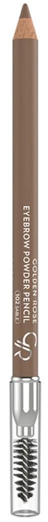 Creion pentru sprancene Golden Rose Eyebrow Powder Pencil 102 (8691190071158)