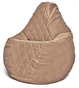 Fotoliu puf Beanbag Maserrati Romb L Coffee