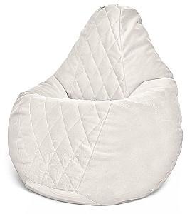 Fotoliu puf Beanbag Maserrati Romb L White