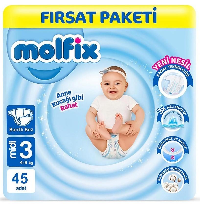 Pampers Molfix №3 45 buc (8690536833863)