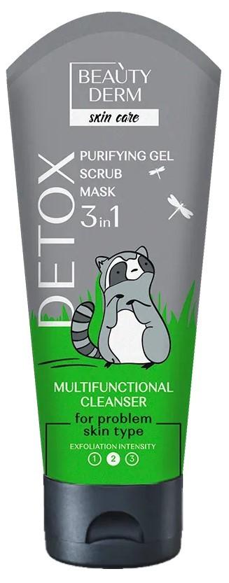 Gel pentru fata Beaty Derm 3 in 1 Detox (4820185223584)